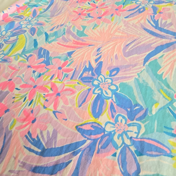 Lilly Pulitzer Pima Cotton Margot Halter S Tassel Tropical Resort Vacation Dress - Picture 10 of 16